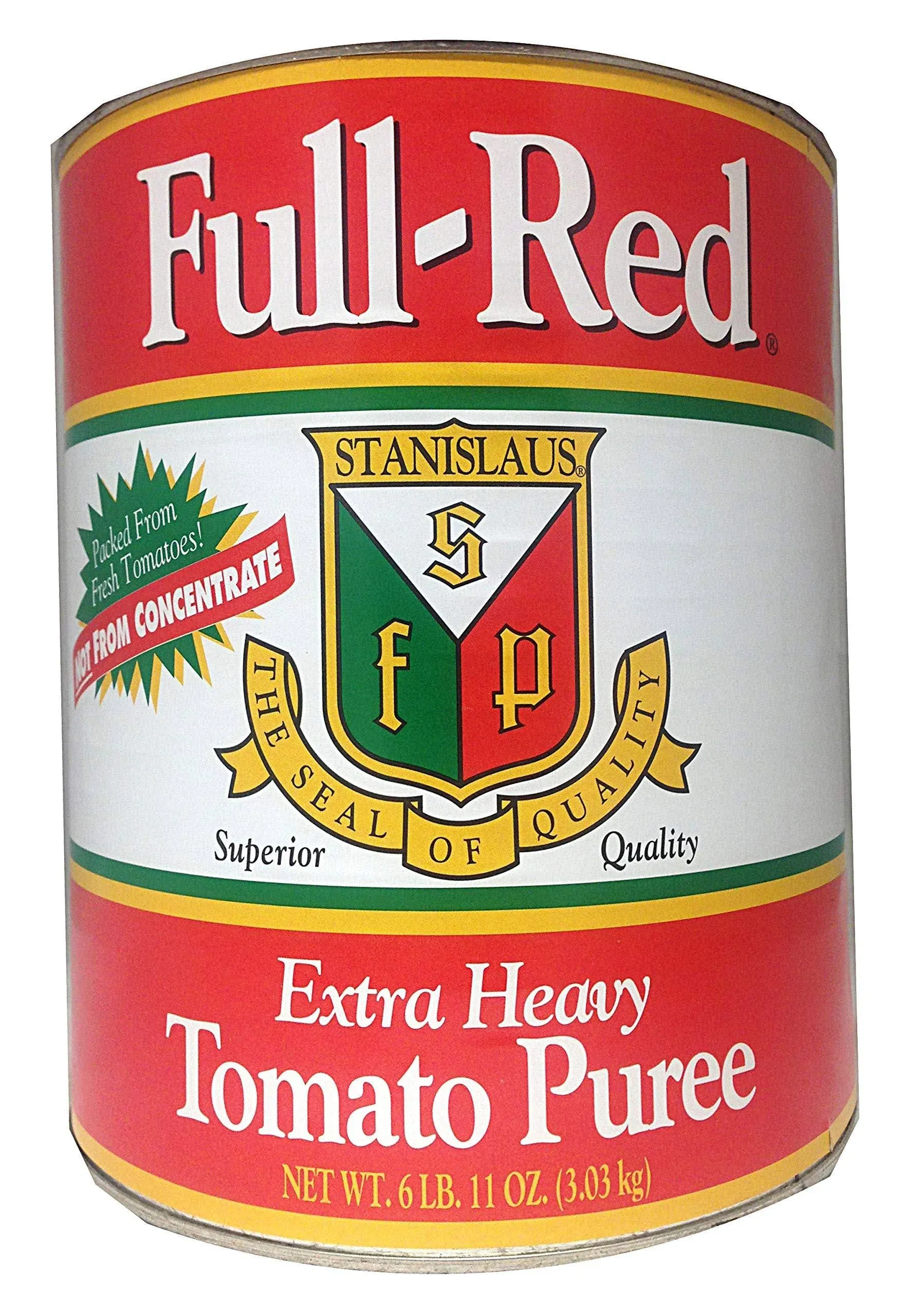 , Full-Red Extra Heavy Tomato Puree, 102 oz