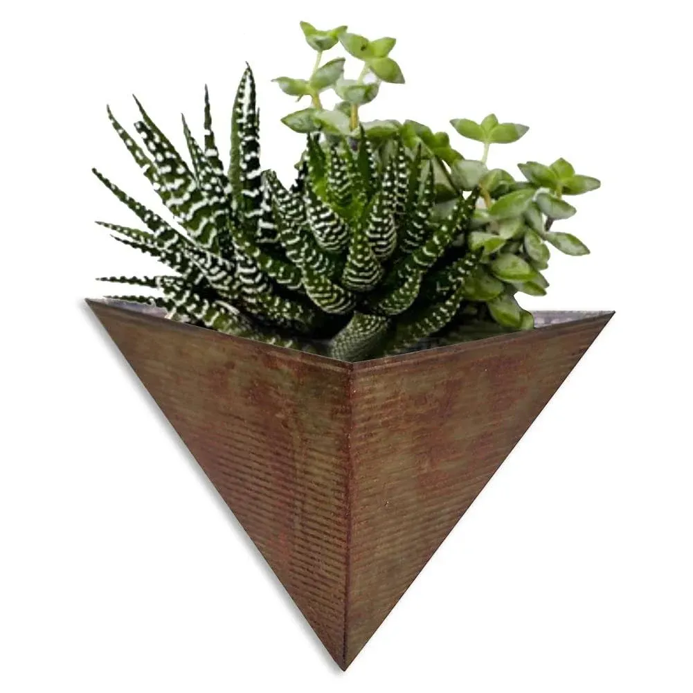 NEW! Modern Home Living Wall Zinc Succulent/Herb Planter-Wall Mounted Garden Art