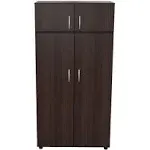 Inval Four Door Espresso Wardrobe Armoire