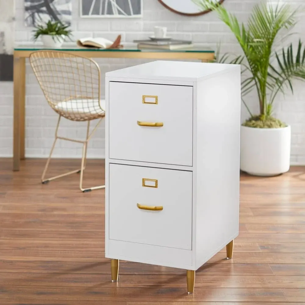 Carson Carrington Erfjord 2-Drawer File Cabinet - White