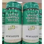 Trader Joes Grated Parmesan Cheese 8oz 227g (Two bottles)