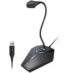 CMTECK CM-G006 USB Computer Microphone Gaming Typing Word Processing - Black