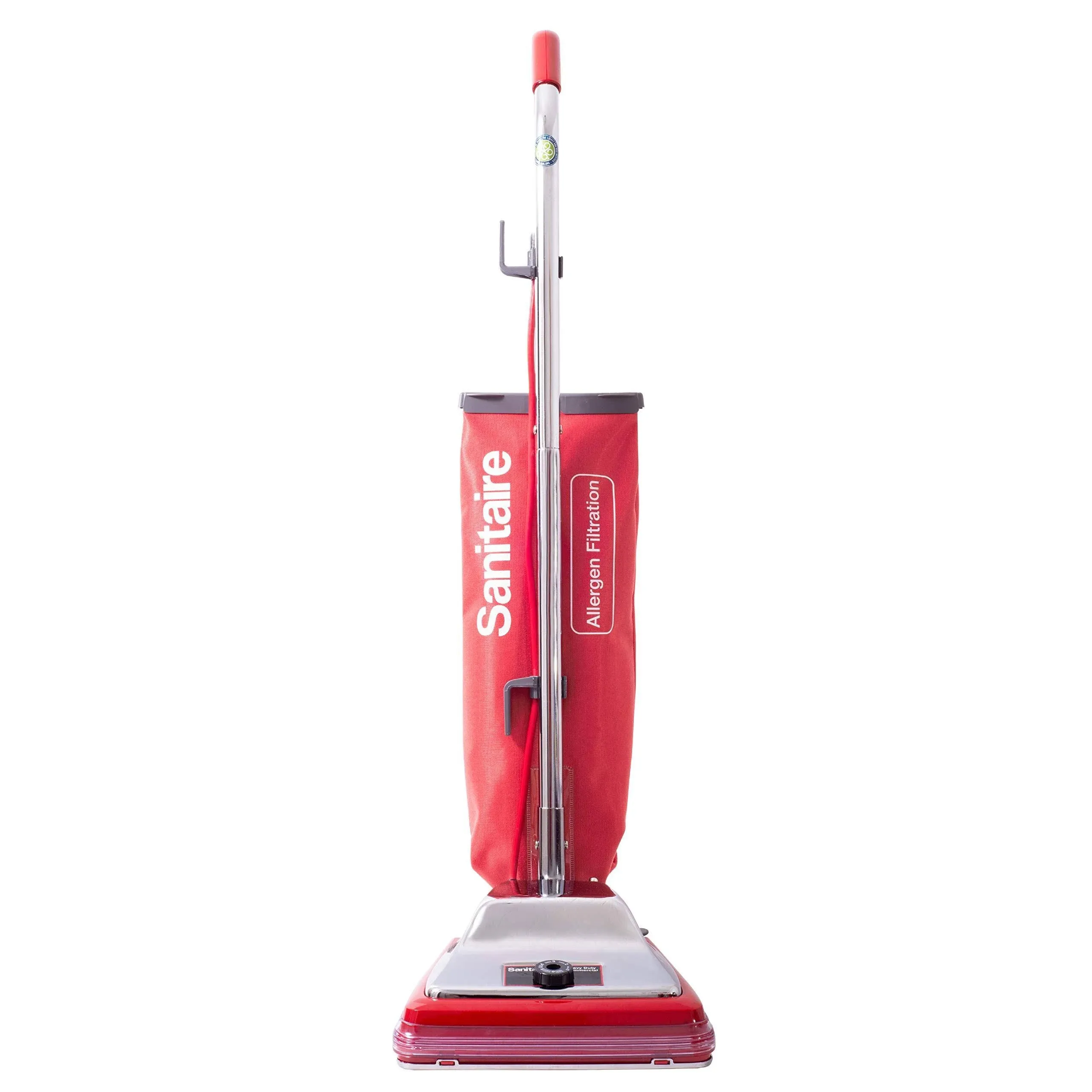 Sanitaire SC886F TRADITION Upright Vacuum with Shake-Out Bag, 17.5 lb, Red