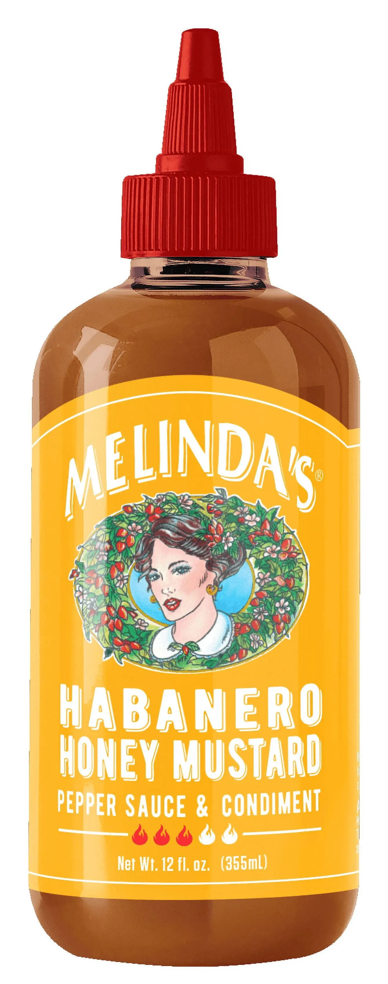 Melinda's Pepper Sauce & Condiment, Habanero Honey Mustard - 12 fl oz