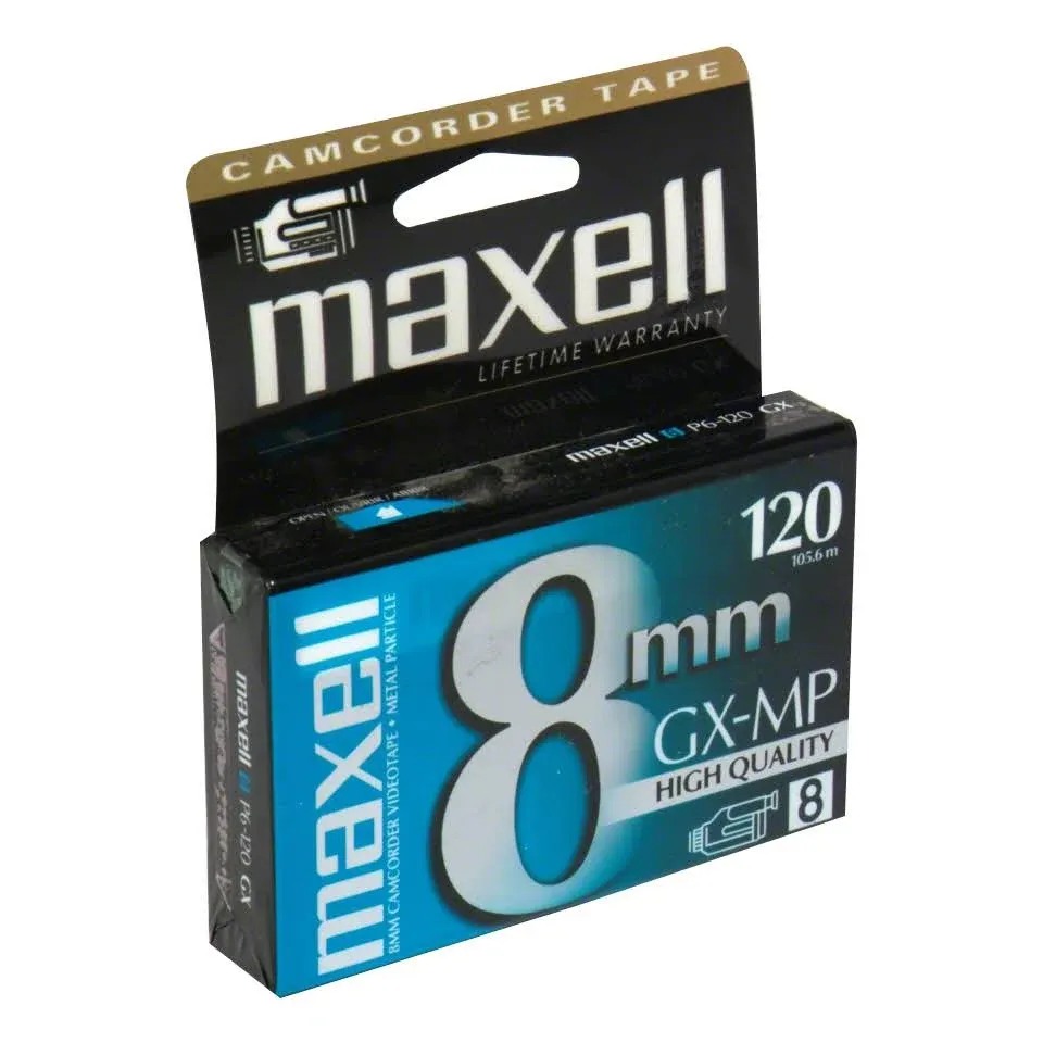 Maxell GX-MP 8 MM Camcorder Videotape, High Quality