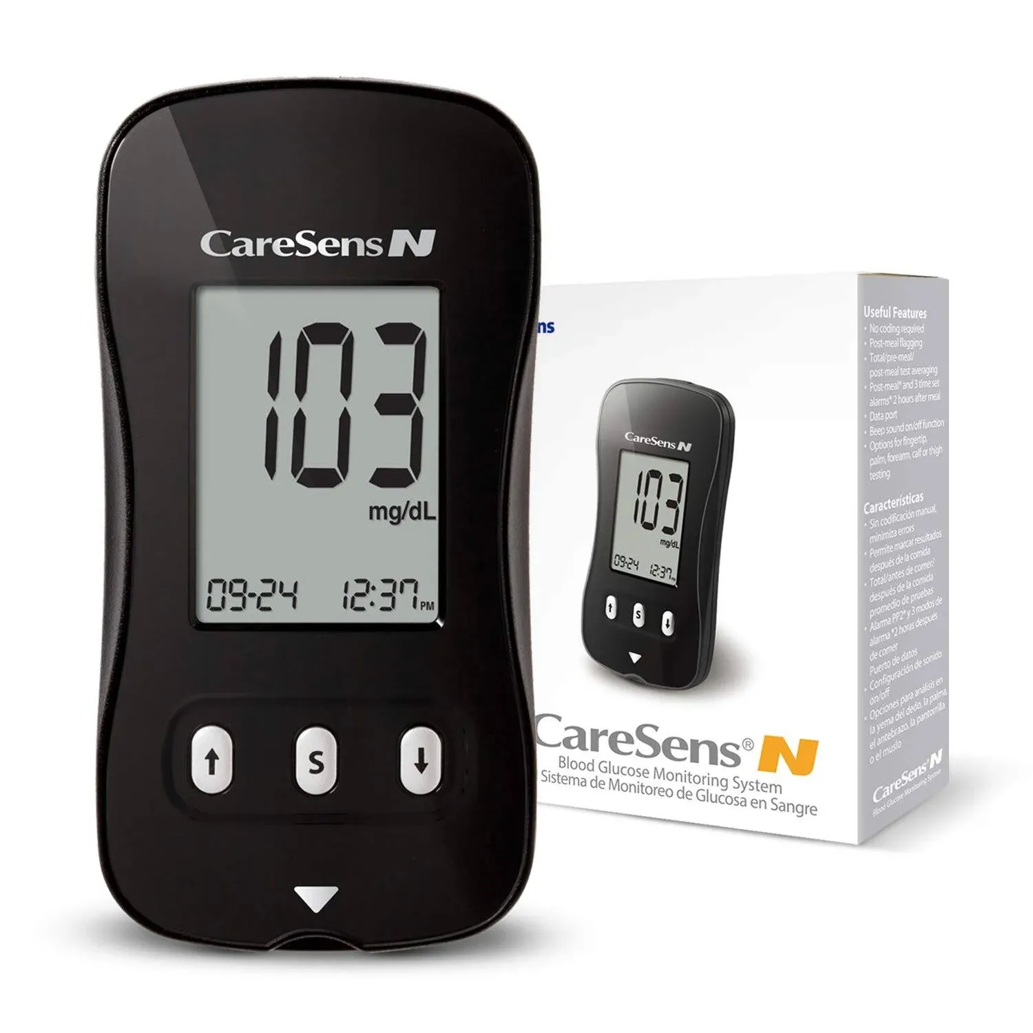 CareSens N Blood Glucose Monitoring Basic Kit (Auto Coding) - 1 Diabetes Bloo...