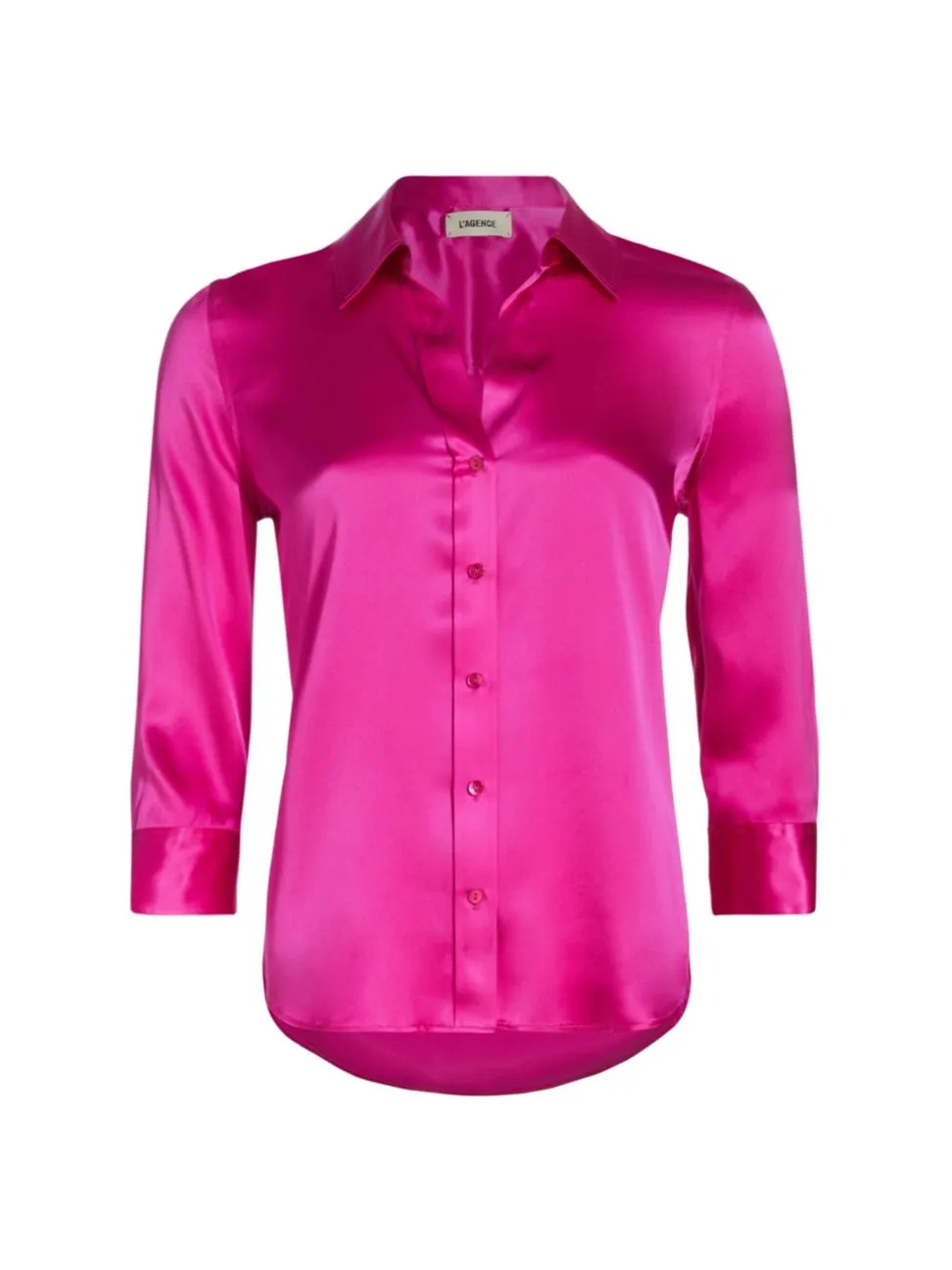 L AGENCE Women's Dani Silk Blouse