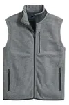 Shop Vineyard Vines Men's Mountain Fleece Vest In Ultimate Gray