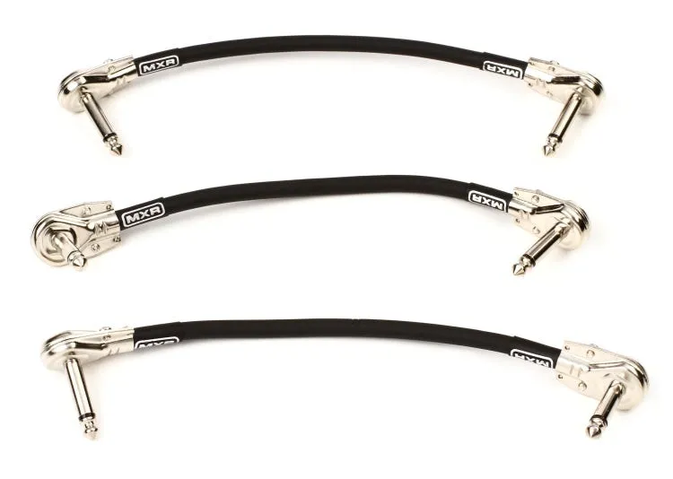 MXR 6 inch Instrument Patch Cables 3 Pack