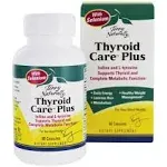 Terry Naturally Thyroid Care Plus - 60 Capsules - with Selenium, Iodine & L-Tyrosine - Non-GMO, Gluten Free, Kosher - 30 Servings