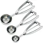 Waatone Cookie Scoop Set Small/1 Tbsp Medium/2 Tbsp Large/3 Tbsp