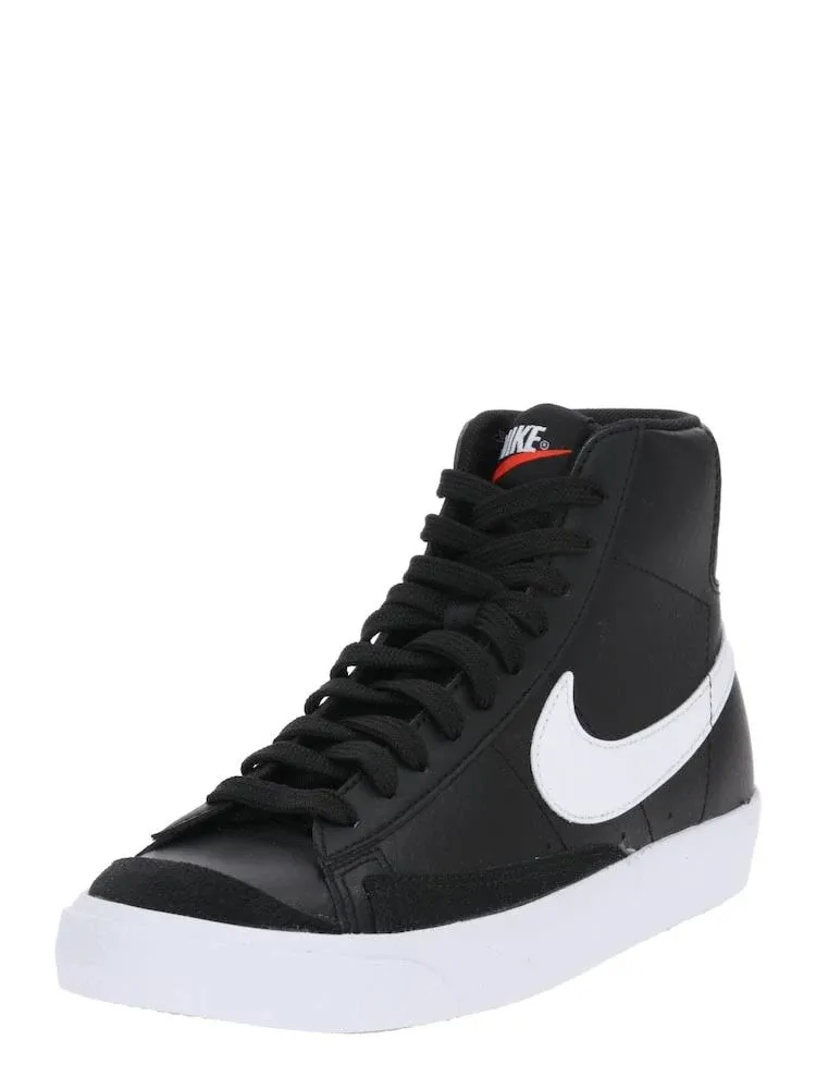 Nike Boys Youth Blazer Mid &#039;77(GS) Sneakers Sz 6Y White/Blace-Te<wbr/>am Orange