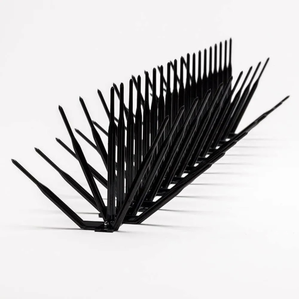 Plastic Bird Spikes 7 inch Wide Black 24 ft. Box