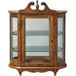 Butler Melinda Oak Wall Curio In Brown