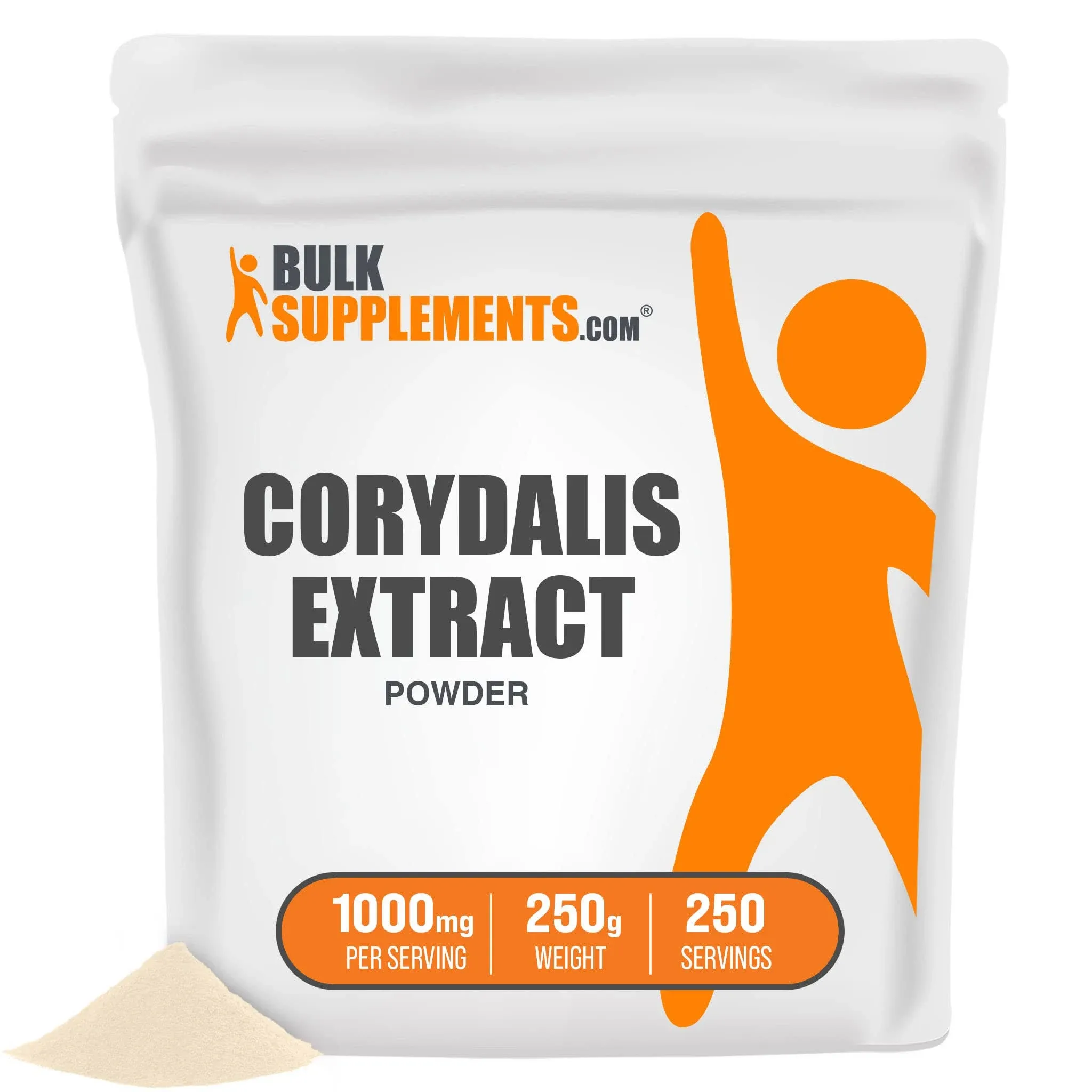 BulkSupplements.com Corydalis Extract Powder - Corydalis Root Extract, Corydalis Powder - Herbal Supplement, Vegan & Gluten Free, 1000mg per Serving, 250g (8.8 oz) (Pack of 1)