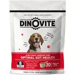 Dinovite Probiotic Supplement for Dogs Omega3 30Day Supply Medium Dogs 18-45 lbs