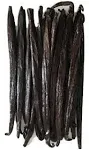 Tahitian Vanilla Beans Grade A for Extract Cooking and Baking (12ea) 6-7 Fresh Non-GMO Natural Raw Gourmet Whole Pods by Fitnclean Vanilla.