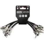 MXR 3PDCP06 Right Angle to Right Angle Pedalboard Patch Cable - 6-inch (3-pack)