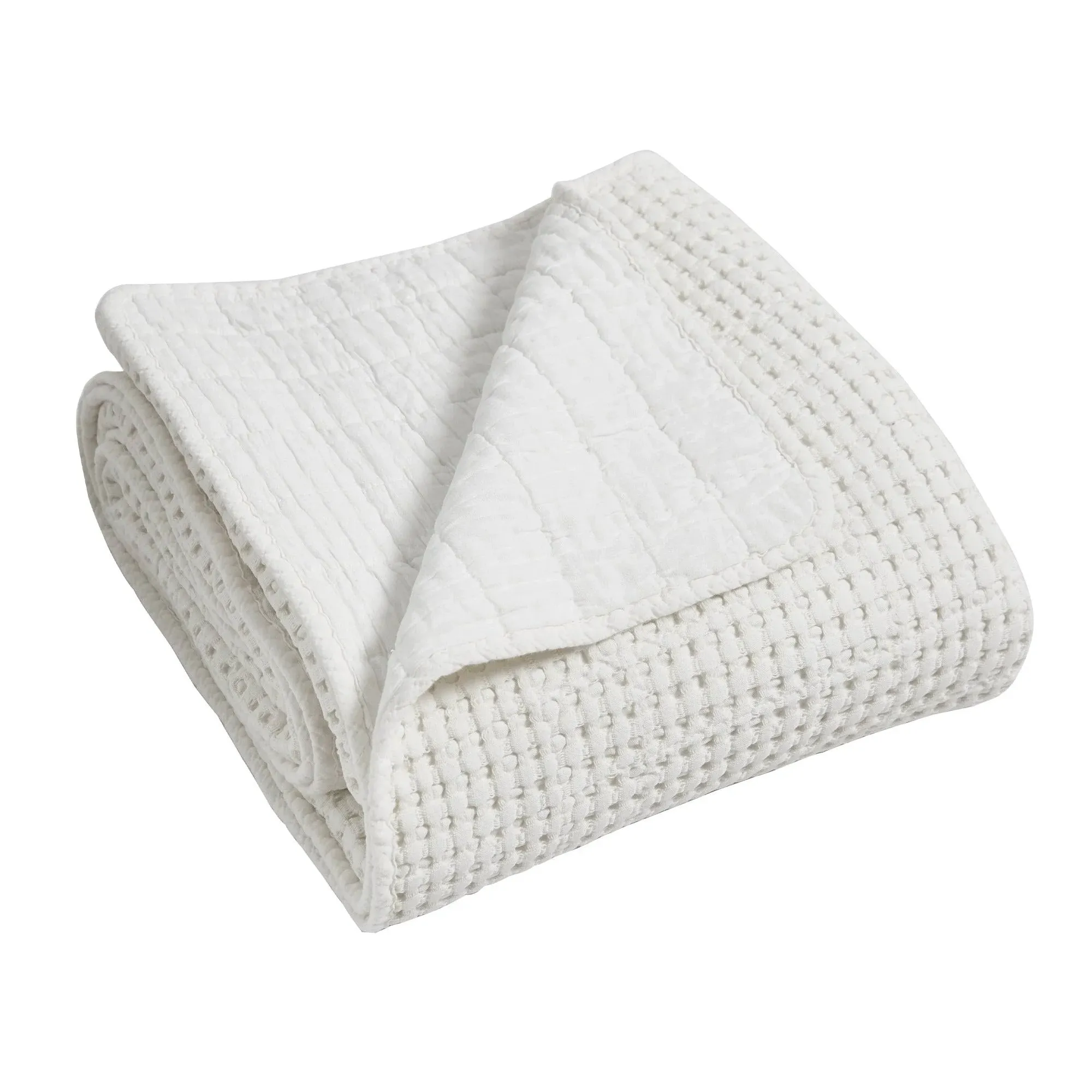 Levtex Home Mills Waffle Quilted Throw