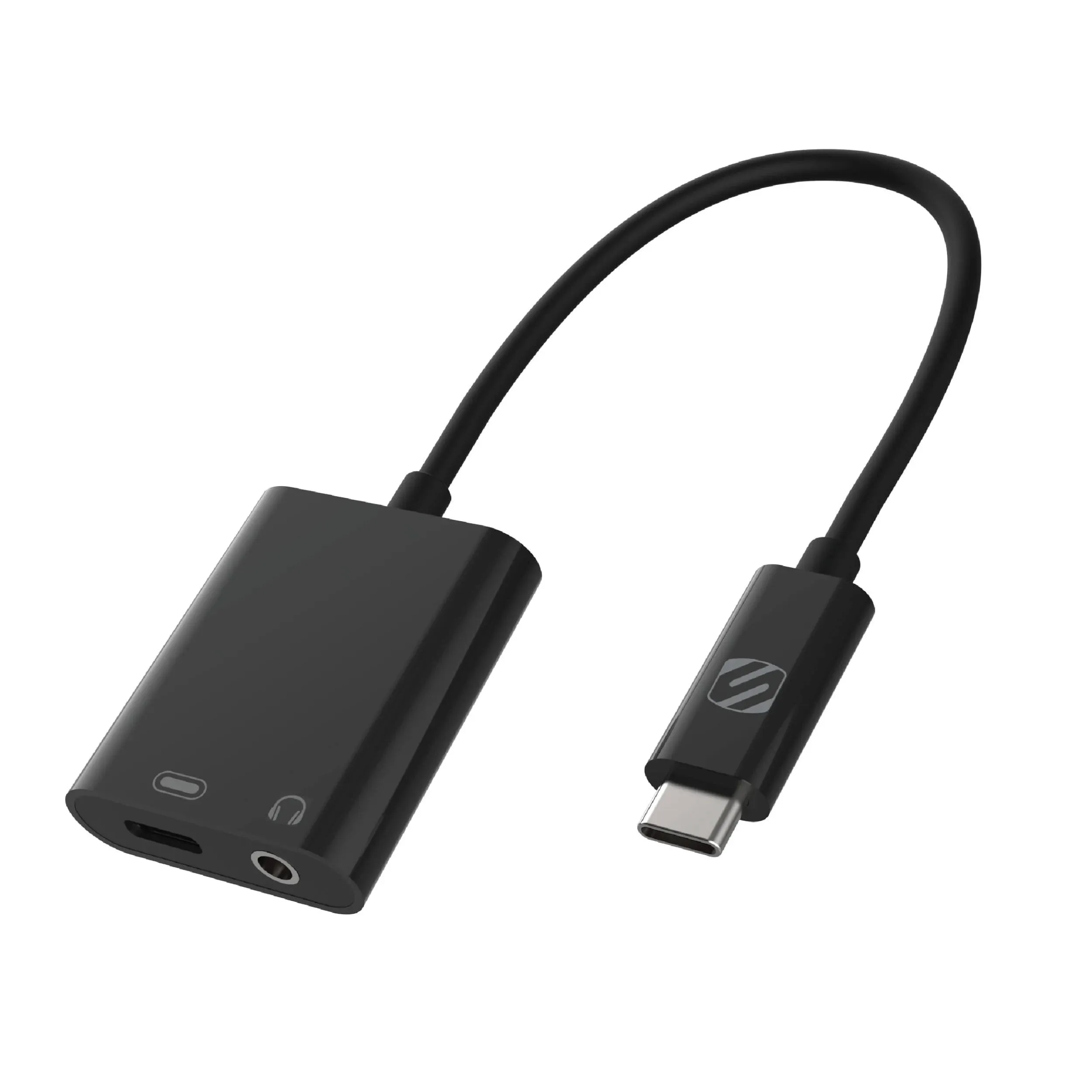 Scosche Strikeline Audio Adapter with USB-C Charge Port