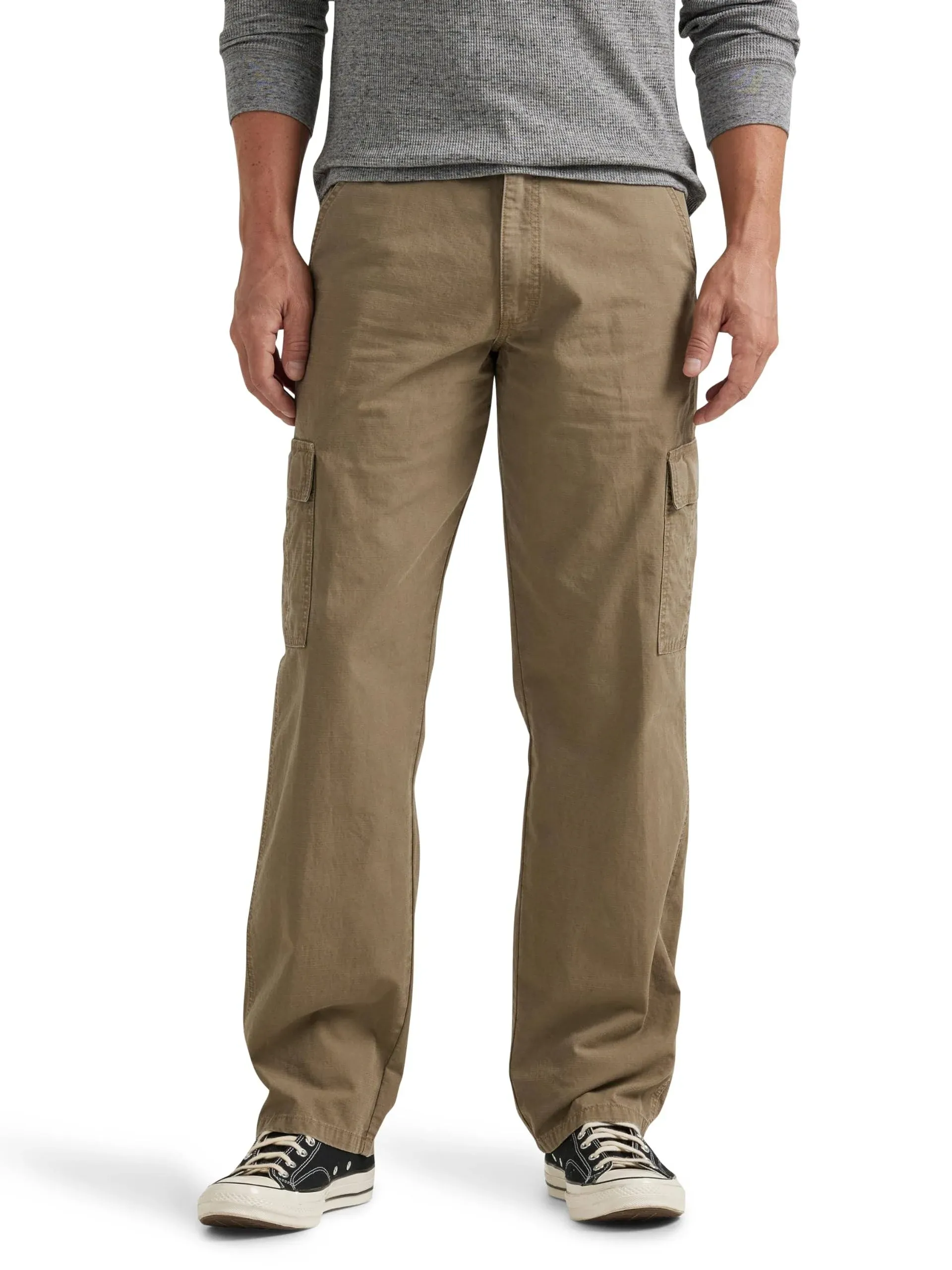 Wrangler Men's Authentics Relaxed Fit Twill Cargo Pant