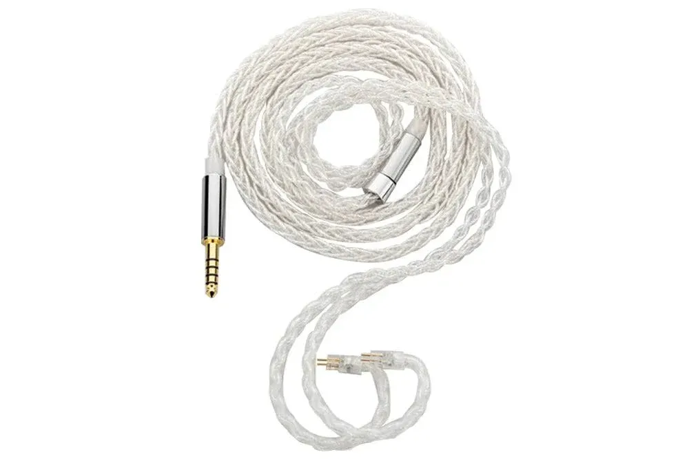 Moondrop Line K Upgrade Cable High Purity Copper Silver Plated KATO Cable IEMs (4.4mm)