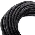 50FT 3/8” Wire Loom Split Tubing Auto Wire Conduit Flexible Cover | High Temp...