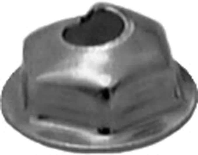 100#10-24 Washer Lock PAL Nut 1/2" O.D. 3/8" Hex Zinc