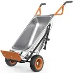 Worx WG050 Aerocart 8-in-1 Yard Cart Wheelbarrow Dolly