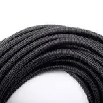 50&#039; Feet 1/2&#034; Black Split Loom Wire Flexible Tubing Wire Conduit Hose Cover