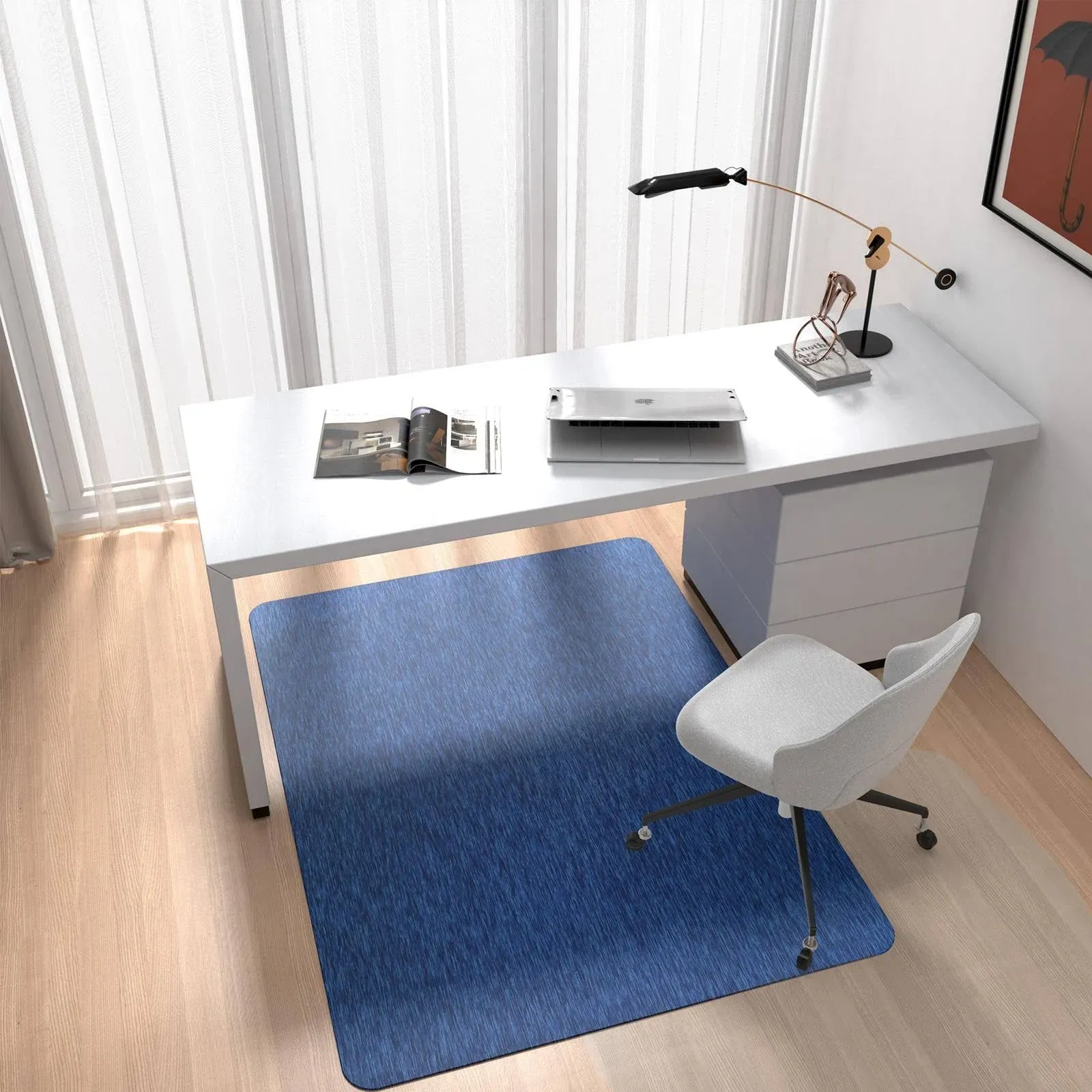 Placoot Chair Mat for Hardwood & Tile Floor, 36" x 48" Office Chair Mat for ...