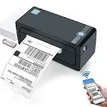 JADENS Bluetooth Thermal Shipping Label Printer – Wireless 4x6 Shipping Label Printer, Compatible with Android&iPhone and Windows, Widely used for