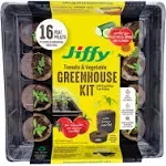 Jiffy Greenhouse Tomato/veggie Seed Starter Kit, 16