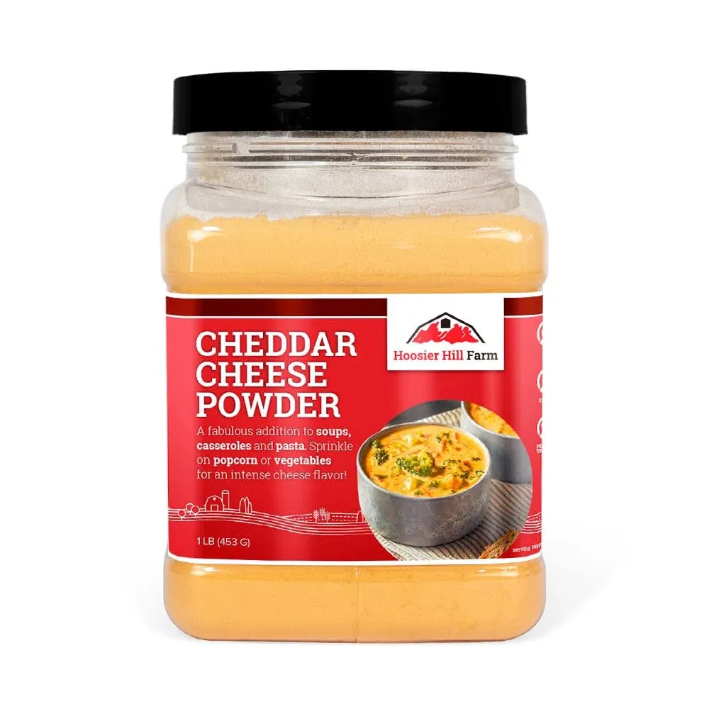 Cheddar Cheese Powder by Hoosier Hill Farm 1 lb