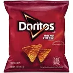 Doritos Nacho Cheese Tortilla Chips - 50 count, 1 oz each