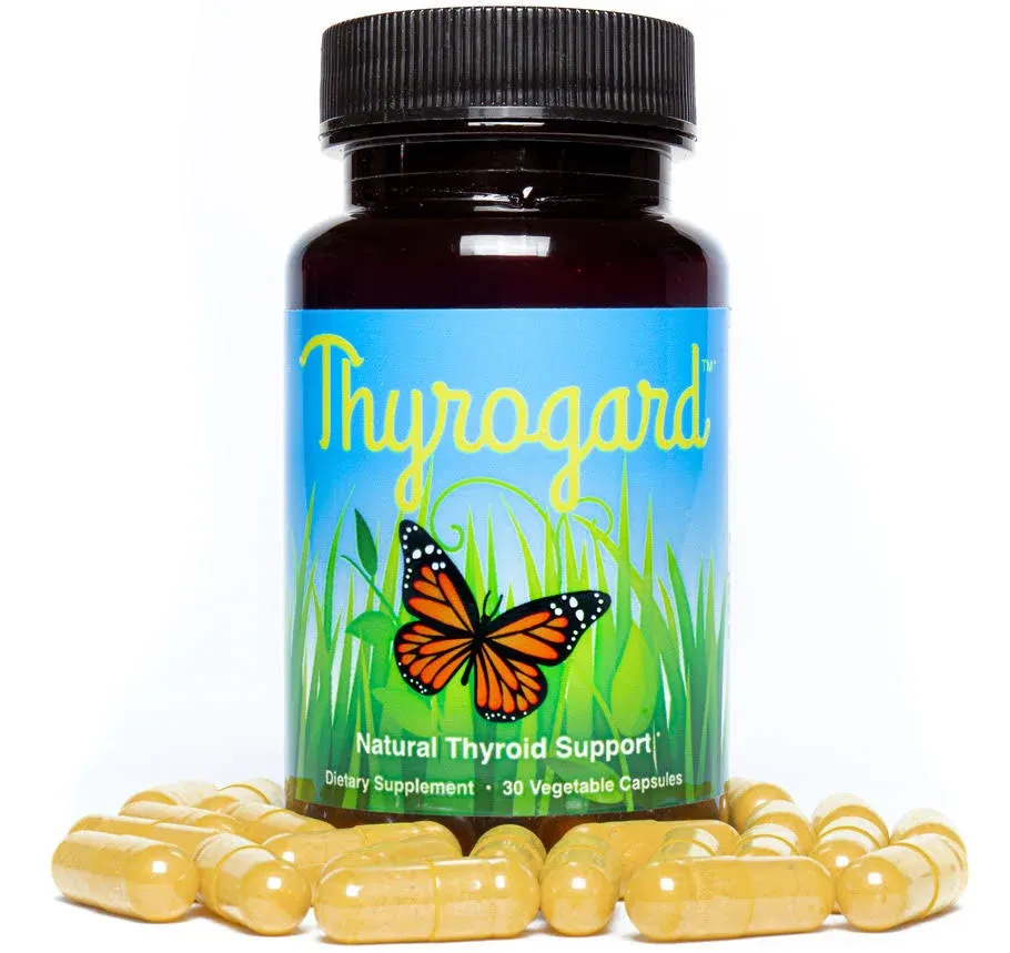 Thyrogard - Natural Thyroid Support Supplement - Non-GMO, Vegan, Glute