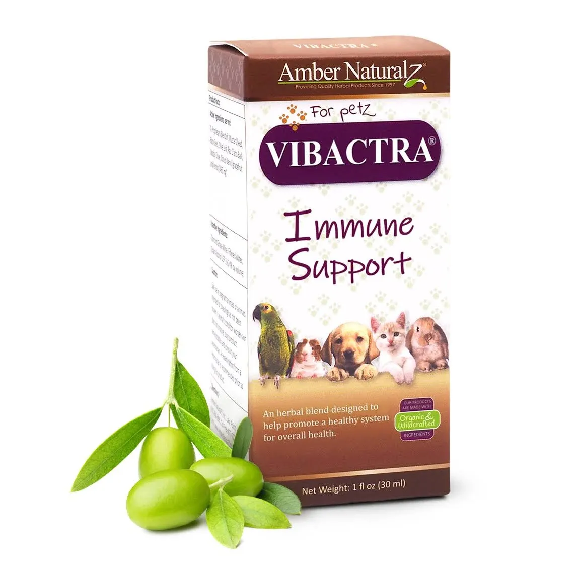 Amber Naturalz Vibactra Natural Antibiotic Alternative for Pets