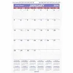 AT-A-GLANCE 2025 Wall Calendar, 8" x 11", Small, Ruled Blocks (PM12825)