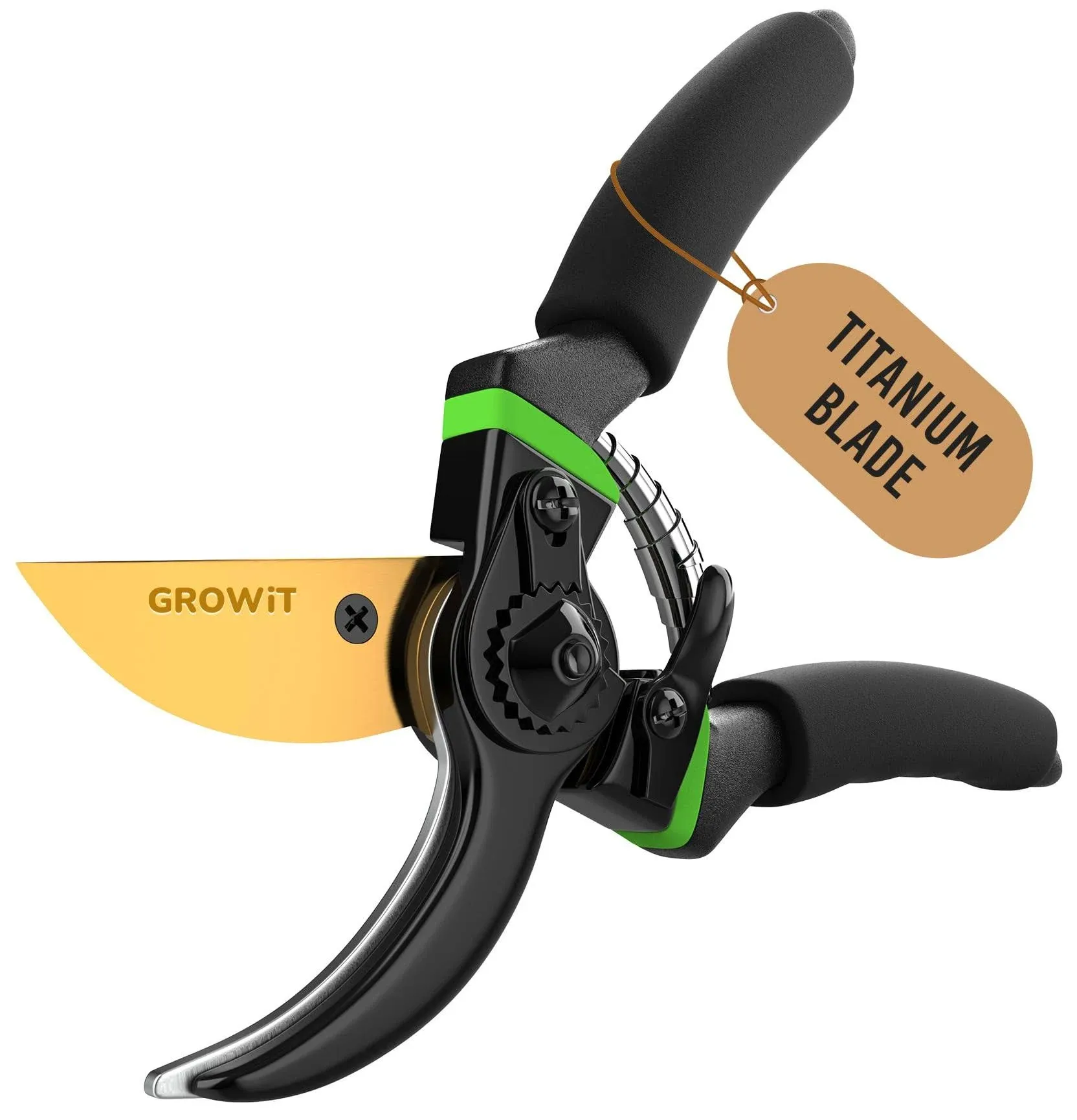 Craft911 GrowIT 8" Professional Titanium Bypass Pruning Shears (T13) - Super ...