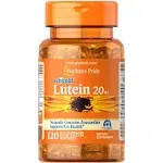 Puritan's Pride Lutein 20 mg with Zeaxanthin - 120 Softgels