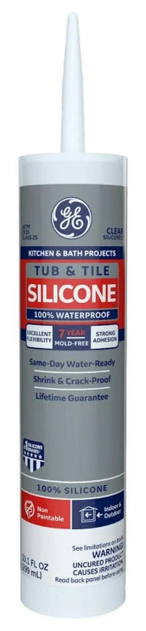 GE Tub & Tile Silicone 1 Sealant