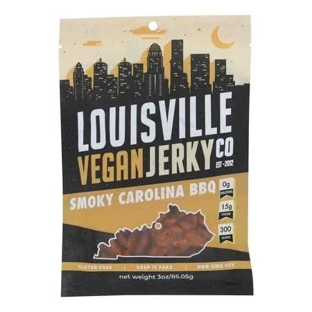 Louisville Vegan Jerky Co Smoky Carolina BBQ