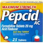 Pepcid AC Original Strength Tablets 30 ea (Pack of 2)