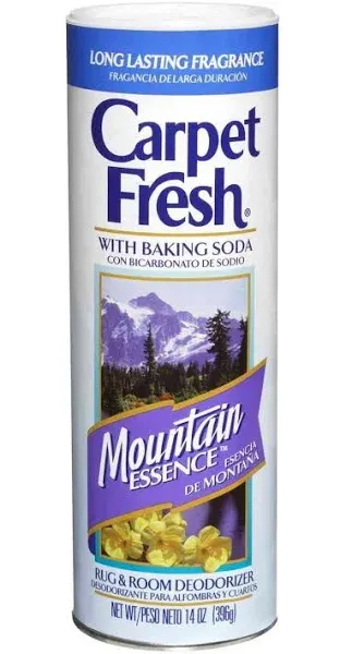 Carpet Fresh Rug & Room Deodorizer with Baking Soda Mountain Essence