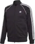 adidas Originals Adicolor Men&#039;s Classics Primeblue SST Track Jacket, XL - Black