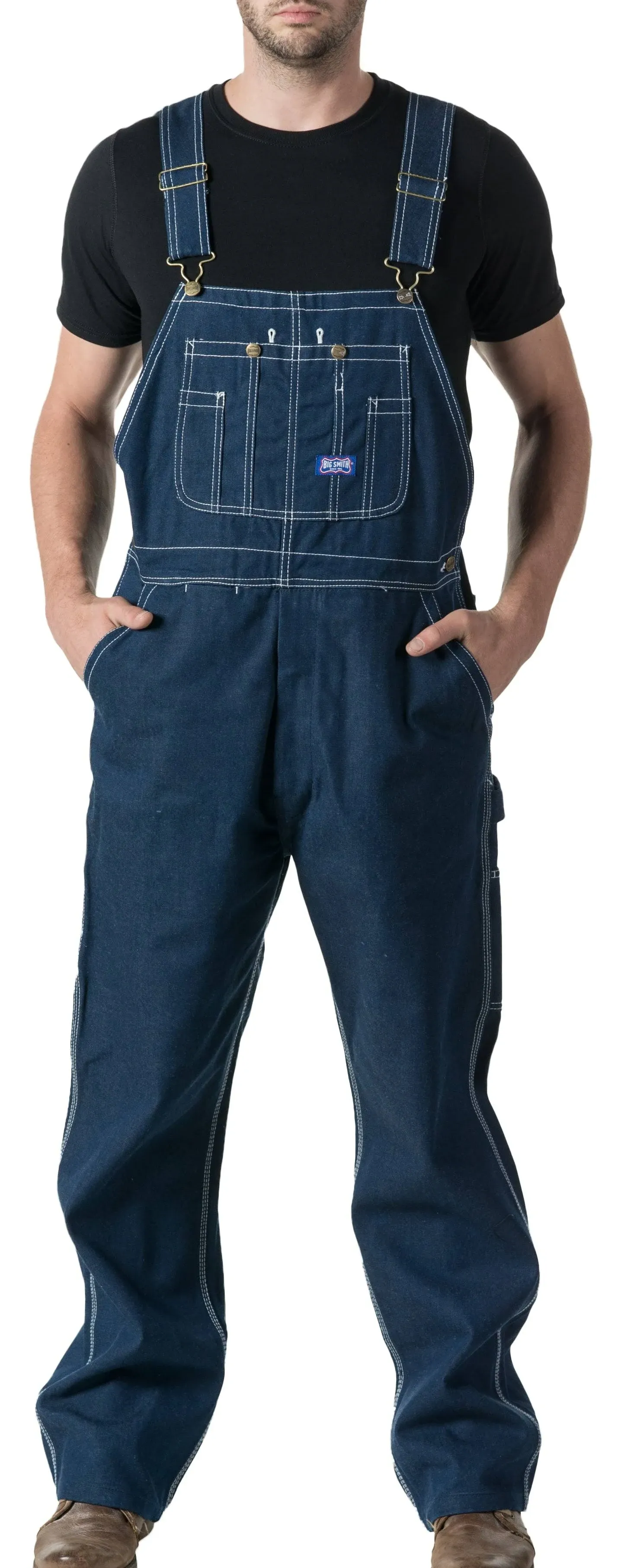 Walls Men&#039;s Big Smith Rigid Bib Overall