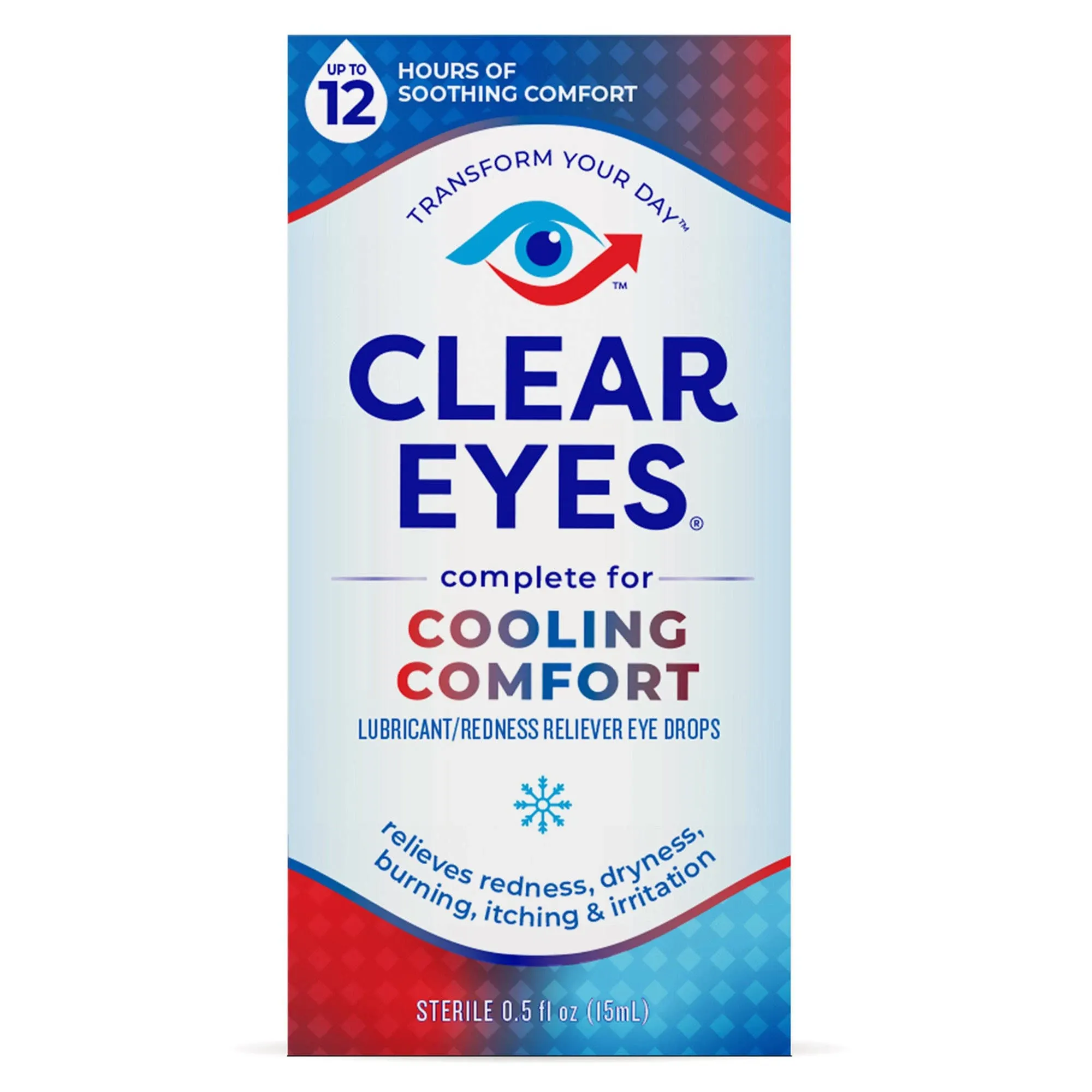 Clear Eyes Eye Drops, Cooling Comfort - 0.5 fl oz