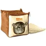 Small Animal Warmly House Cage Hanging Bed with Bed Mat for Chinchilla, Guine...