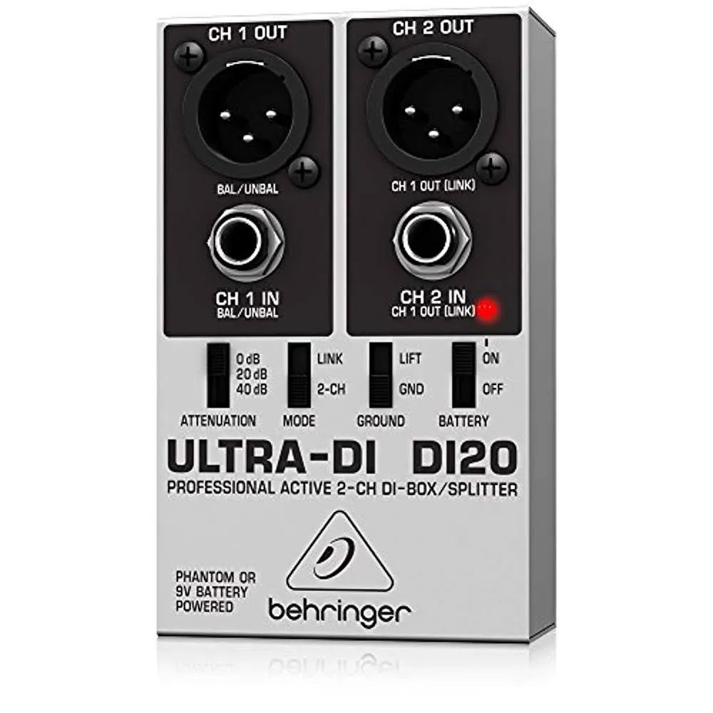 Behringer Ultra-DI DI20 2-channel Active Direct Box / Splitter