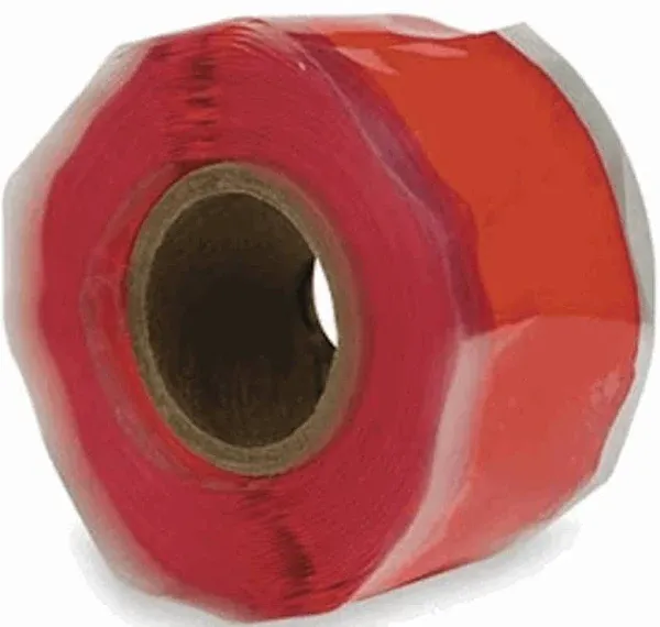 Emergency Repair Tape, Self-Fusing Silicone 12&#039; x 1&#034;, Red 